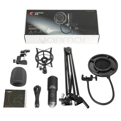 Yanmai Q10B USB Recording Microphone Kit - Microphone by Yanmai | Online Shopping UK | buy2fix