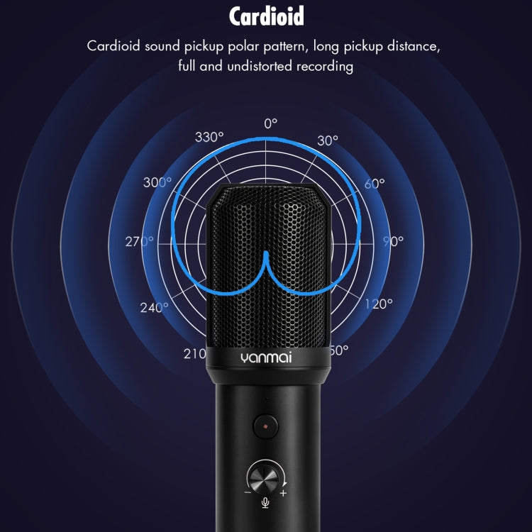 Yanmai Q10B USB Recording Microphone Kit - Microphone by Yanmai | Online Shopping UK | buy2fix
