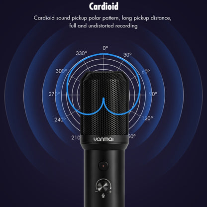 Yanmai Q10B USB Recording Microphone Kit - Microphone by Yanmai | Online Shopping UK | buy2fix