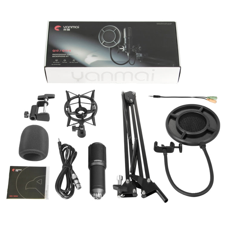 Yanmai Q10 3.5mm Recording Microphone Kit - Microphone by Yanmai | Online Shopping UK | buy2fix