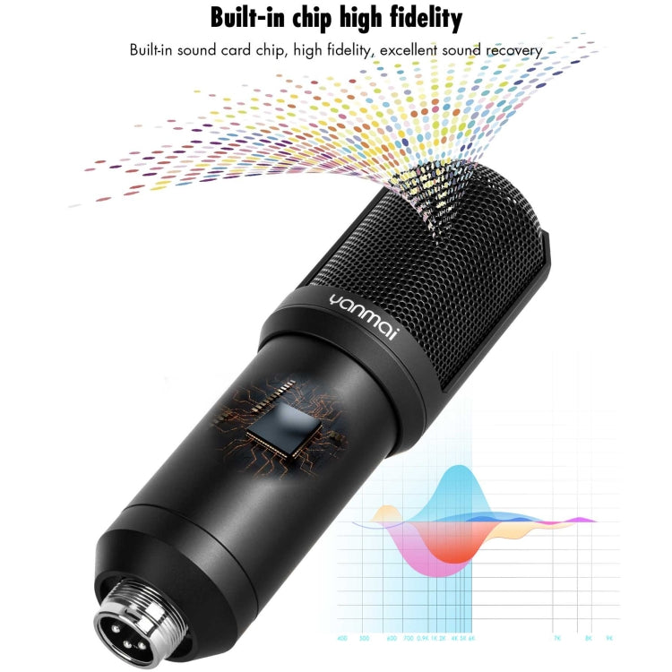 Yanmai Q10 3.5mm Recording Microphone Kit - Microphone by Yanmai | Online Shopping UK | buy2fix
