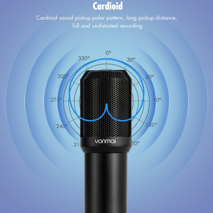 Yanmai Q10 3.5mm Recording Microphone Kit - Microphone by Yanmai | Online Shopping UK | buy2fix