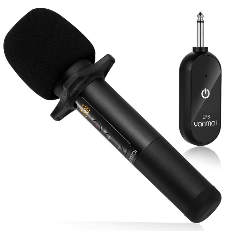 Yanmai UF8 UHF Wireless Dynamic Microphone with LCD Display - Microphone by Yanmai | Online Shopping UK | buy2fix