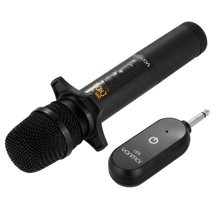 Yanmai UF8 UHF Wireless Dynamic Microphone with LCD Display - Microphone by Yanmai | Online Shopping UK | buy2fix