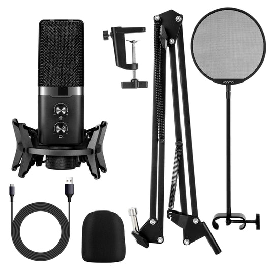 Yanmai X3 USB Recording Microphone Kit - Microphone by Yanmai | Online Shopping UK | buy2fix