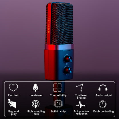 Yanmai X3 USB Recording Microphone Kit - Microphone by Yanmai | Online Shopping UK | buy2fix