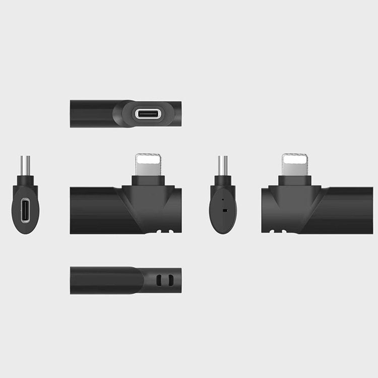 MY-M6 8 Pin Port Portable Smart Noise Reduction 2.4GHz Wireless Microphone with Clip - Microphone by buy2fix | Online Shopping UK | buy2fix