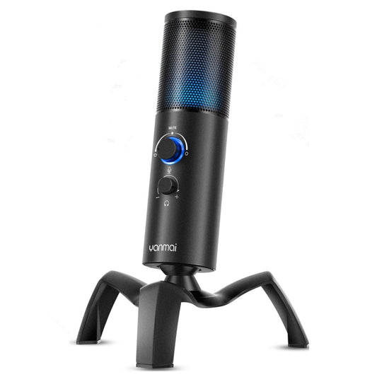 Yanmai Q18 USB Professional Computer Microphone Anchor Recording Karaoke Condenser Microphone (Black) - Microphone by Yanmai | Online Shopping UK | buy2fix