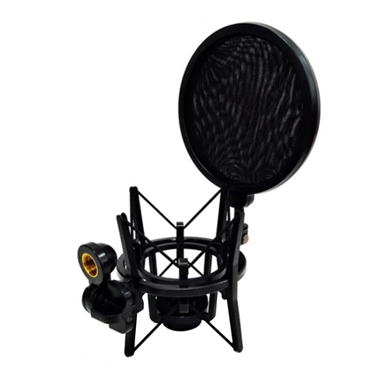 SH-100 Live Microphone ABS Shockproof Bracket (Black) - Stand by buy2fix | Online Shopping UK | buy2fix