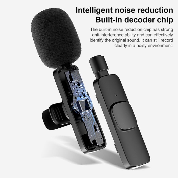 LT07 8 Pin Interface Mini Wireless Lavalier Microphone - Microphone by buy2fix | Online Shopping UK | buy2fix