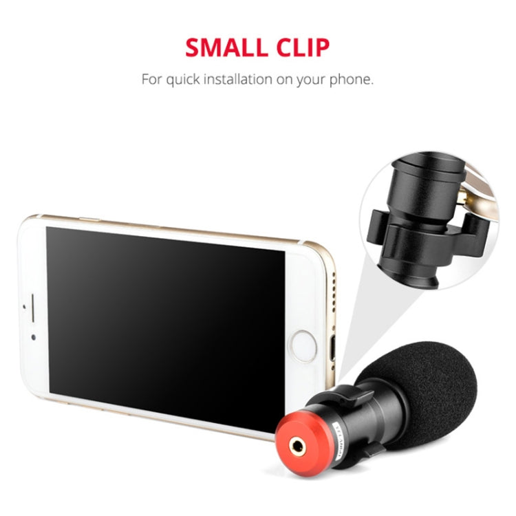 YELANGU MIC06 Live Broadcast Smartphone Recording Microphone (Black) - Microphone by YELANGU | Online Shopping UK | buy2fix