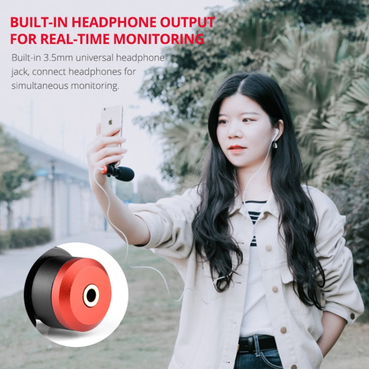 YELANGU MIC06 Live Broadcast Smartphone Recording Microphone (Black) - Microphone by YELANGU | Online Shopping UK | buy2fix