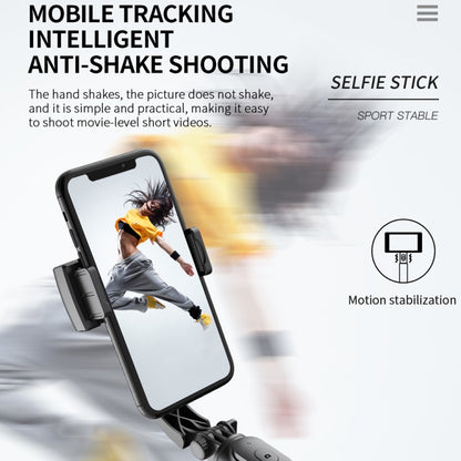 Q08 Gimbal Stabilizer Bluetooth Remote Control Tripod Selfie Stick (White) - Selfie Light by buy2fix | Online Shopping UK | buy2fix