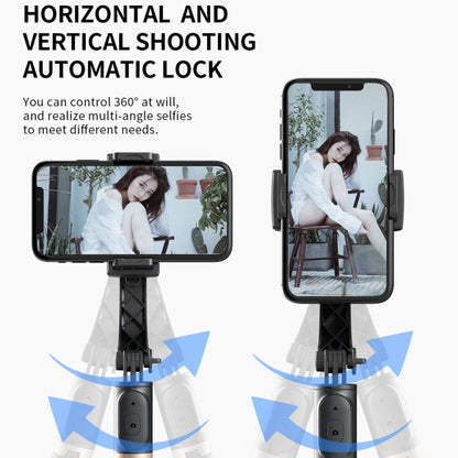 Q08 Gimbal Stabilizer Bluetooth Remote Control Tripod Selfie Stick (White) - Selfie Light by buy2fix | Online Shopping UK | buy2fix