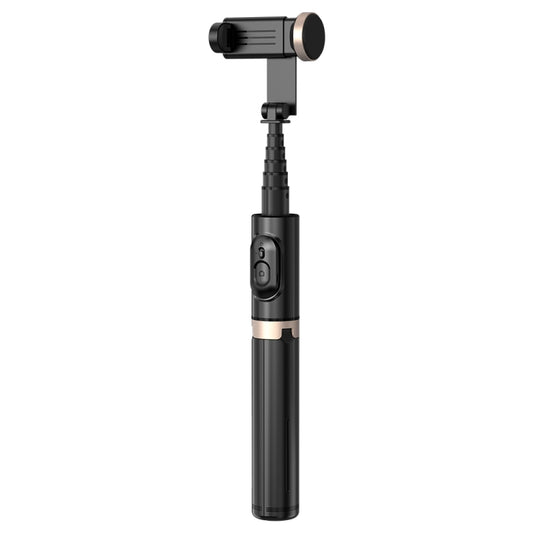 Q12 Hidden Design Reinforced Bluetooth Remote Control Tripod Selfie Stick (Black) - Selfie Light by buy2fix | Online Shopping UK | buy2fix