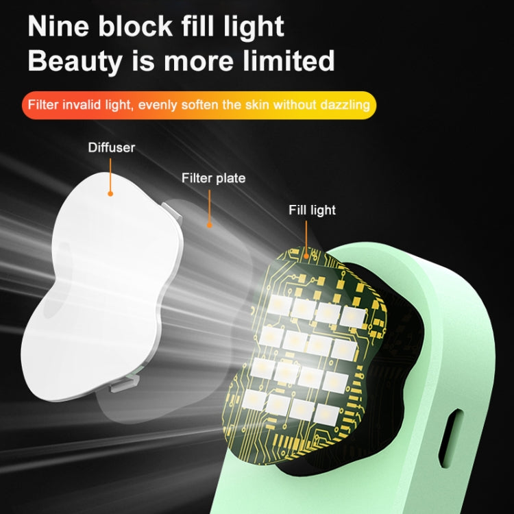 M01S Bluetooth Remote Control Dual Fill Light Tripod Selfie Stick (Green) - Selfie Light by buy2fix | Online Shopping UK | buy2fix