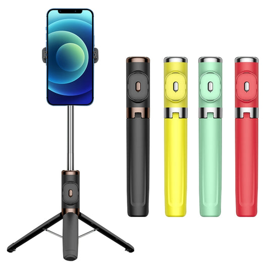 Bluetooth Remote Control Tripod Selfie Stick (Green) - Selfie Light by buy2fix | Online Shopping UK | buy2fix