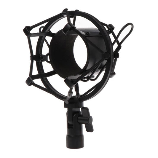 5 PCS Condenser Microphone 46mm Plastic Shockproof Mount Holder (Black) - Stand by buy2fix | Online Shopping UK | buy2fix