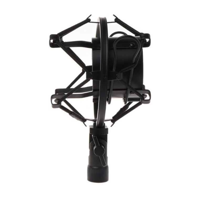 5 PCS Condenser Microphone 46mm Plastic Shockproof Mount Holder (Black) - Stand by buy2fix | Online Shopping UK | buy2fix