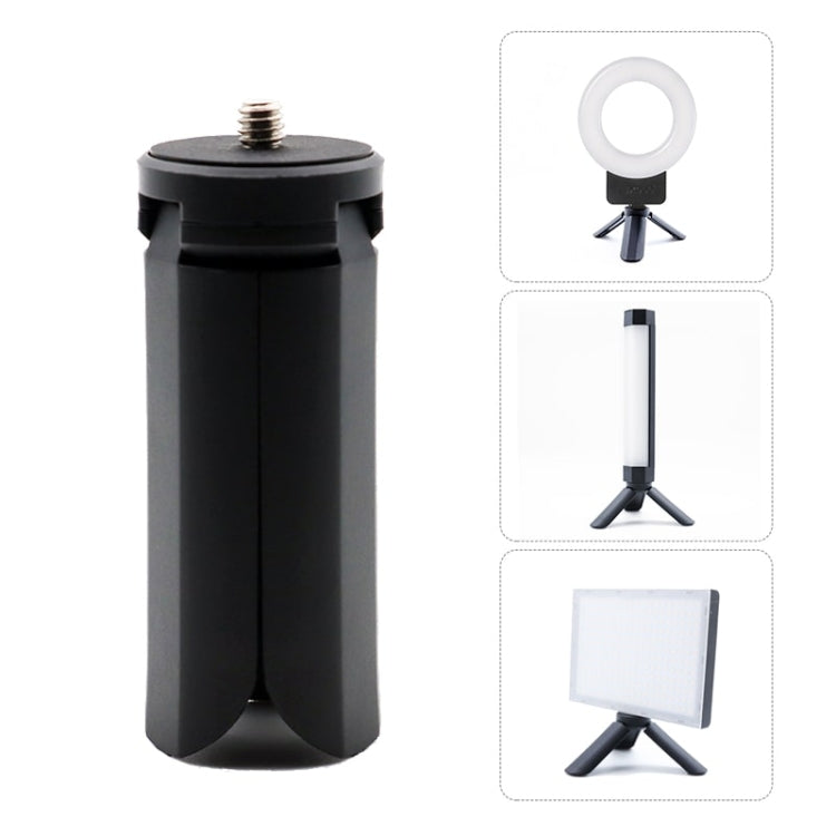 LUXCeO Portable Folding Plastic Tripod(Black) - Tripods by LUXCeO | Online Shopping UK | buy2fix