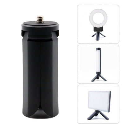 LUXCeO Portable Folding Plastic Tripod(Black) - Tripods by LUXCeO | Online Shopping UK | buy2fix
