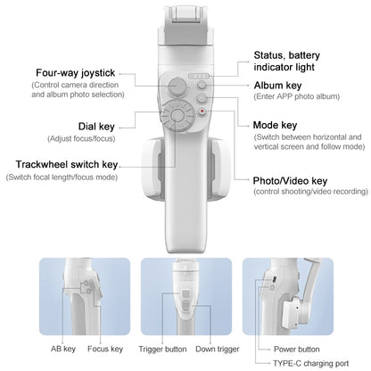 FEIYUTECH Vimble 3 Handheld Stabilizer Smart Three-Axis Follow-Up Anti-Shake Gimbal - Handheld Gimbals by buy2fix | Online Shopping UK | buy2fix