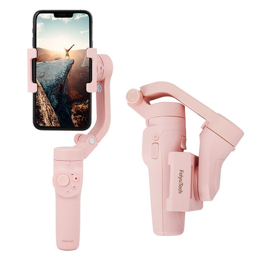 FEIYUTECH Vlog Pocket 2 Handheld Stabilizer Foldable Three-Axis Smart Anti-Shake Gimbal (Pink) - Handheld Gimbals by buy2fix | Online Shopping UK | buy2fix