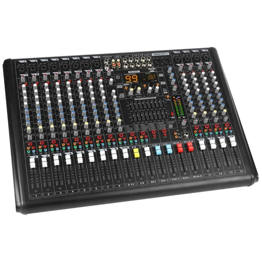 XTUGA B1404FX 14 Channels Bluetooth Audio Mixer Digital DJ Controller Sound Mixing Console (EU Plug)