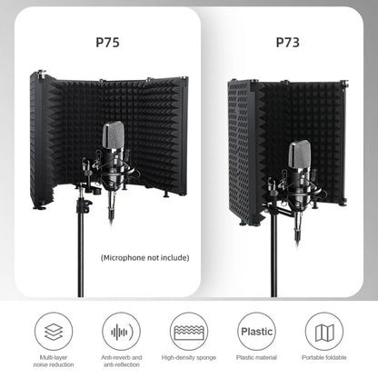 XTUGA P73 Foldable Recording Microphone Isolation Shield - Windshield by XTUGA | Online Shopping UK | buy2fix