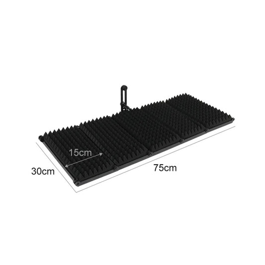 XTUGA P75 Foldable Recording Microphone Isolation Shield - Windshield by XTUGA | Online Shopping UK | buy2fix