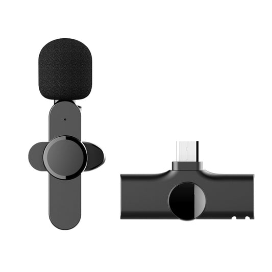 Type-C / USB-C Interface Live Broadcast Wireless Lavalier Microphone - Microphone by buy2fix | Online Shopping UK | buy2fix