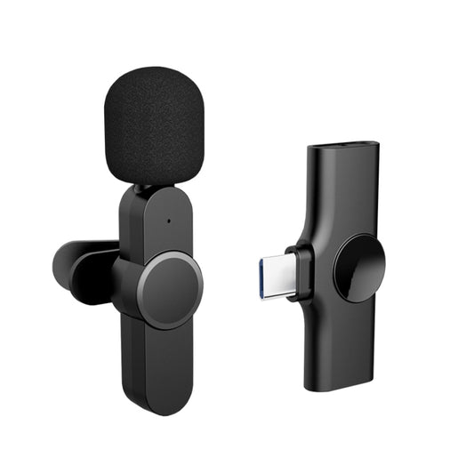 Type-C / USB-C Interface Live Broadcast Wireless Lavalier Microphone - Microphone by buy2fix | Online Shopping UK | buy2fix