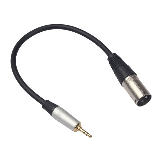 TC210KM173 3.5mm Male to XLR Male Audio Cable, Length: 0.3m - Microphone Audio Cable & Connector by buy2fix | Online Shopping UK | buy2fix