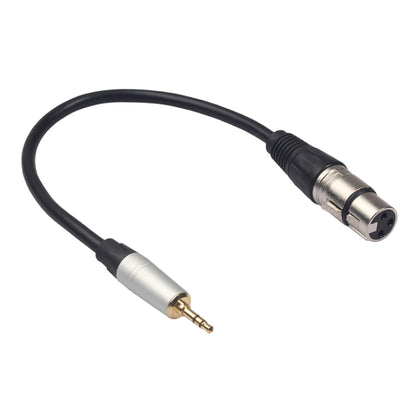 TC210KF183 3.5mm Male to XLR Female Audio Cable, Length: 0.3m - Microphone Audio Cable & Connector by buy2fix | Online Shopping UK | buy2fix