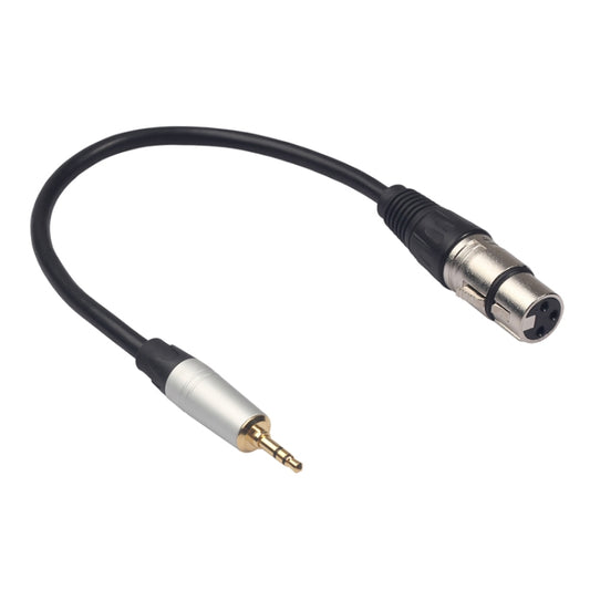 TC210KF183 3.5mm Male to XLR Female Audio Cable, Length: 0.3m - Microphone Audio Cable & Connector by buy2fix | Online Shopping UK | buy2fix