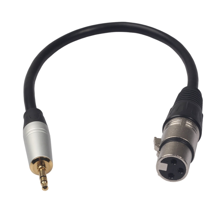TC210KF183 3.5mm Male to XLR Female Audio Cable, Length: 0.3m - Microphone Audio Cable & Connector by buy2fix | Online Shopping UK | buy2fix