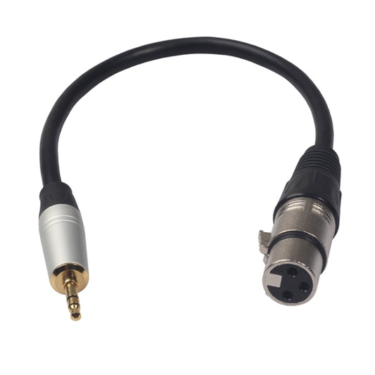 TC210KF183 3.5mm Male to XLR Female Audio Cable, Length: 0.3m - Microphone Audio Cable & Connector by buy2fix | Online Shopping UK | buy2fix