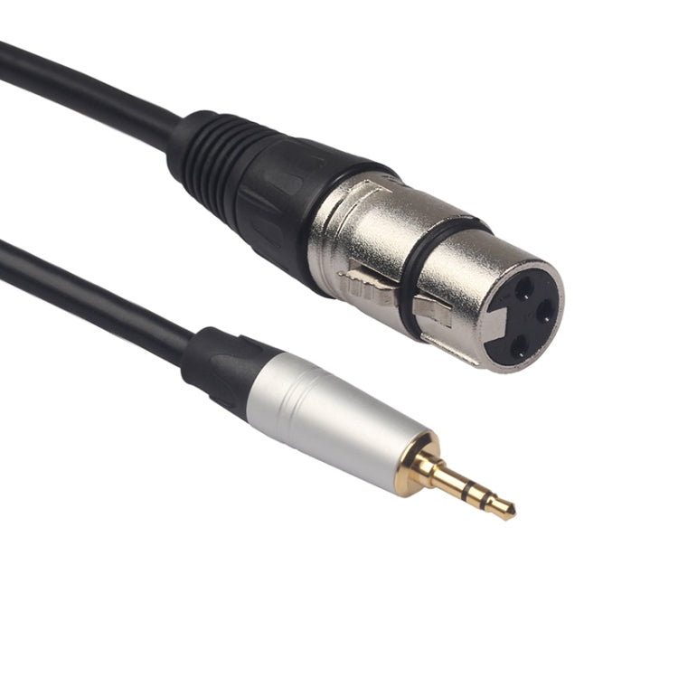 TC210KF183 3.5mm Male to XLR Female Audio Cable, Length: 0.3m - Microphone Audio Cable & Connector by buy2fix | Online Shopping UK | buy2fix