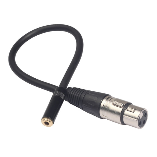 TC227K18-03 3.5mm Female to XLR Female Audio Cable, Length: 0.3m - Microphone Audio Cable & Connector by buy2fix | Online Shopping UK | buy2fix