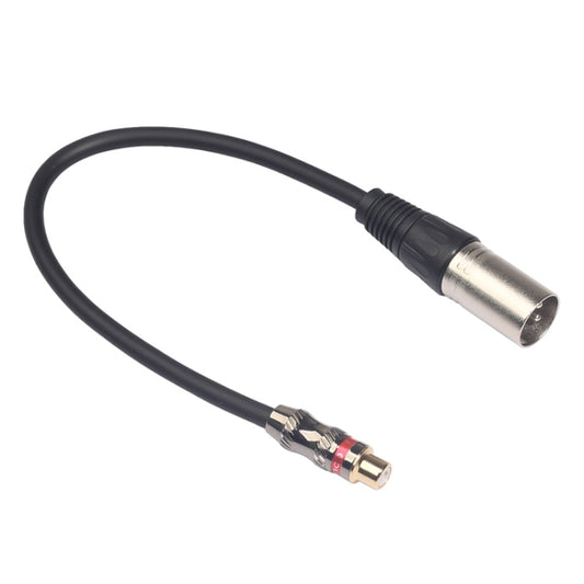 TR026K17-03 RCA Female to XLR Male Audio Cable, Length: 0.3m - Microphone Audio Cable & Connector by buy2fix | Online Shopping UK | buy2fix