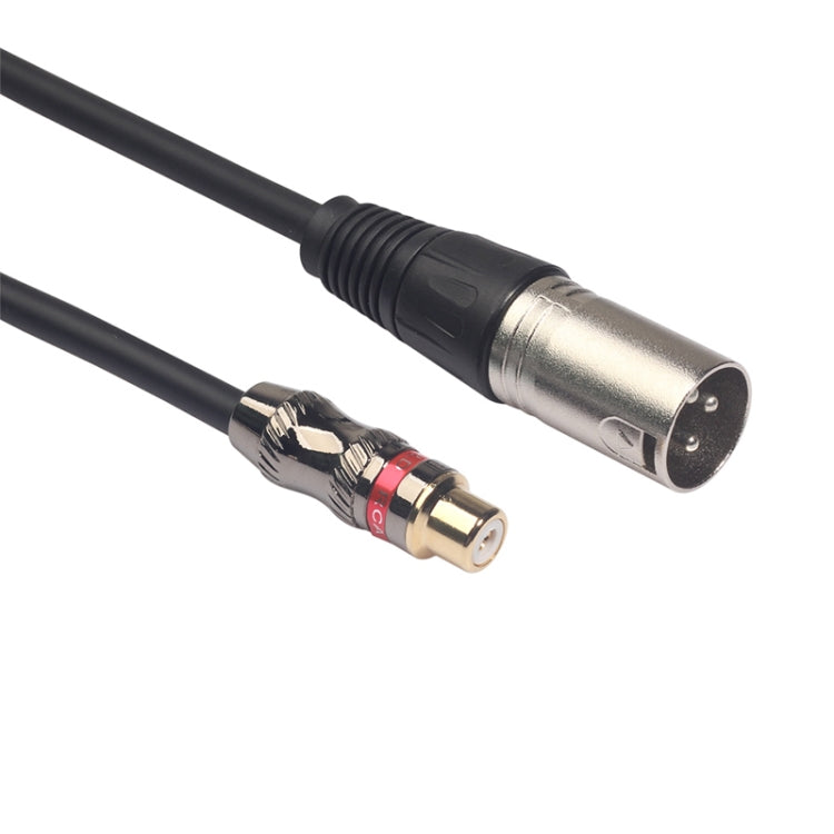 TR026K17-03 RCA Female to XLR Male Audio Cable, Length: 0.3m - Microphone Audio Cable & Connector by buy2fix | Online Shopping UK | buy2fix
