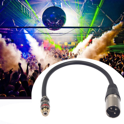 TR026K17-03 RCA Female to XLR Male Audio Cable, Length: 0.3m - Microphone Audio Cable & Connector by buy2fix | Online Shopping UK | buy2fix