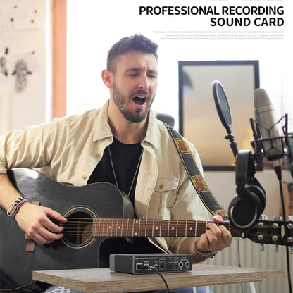 XTUGA E22 Audio Interface Professional Sound Card - Live Sound Effects Processors by XTUGA | Online Shopping UK | buy2fix