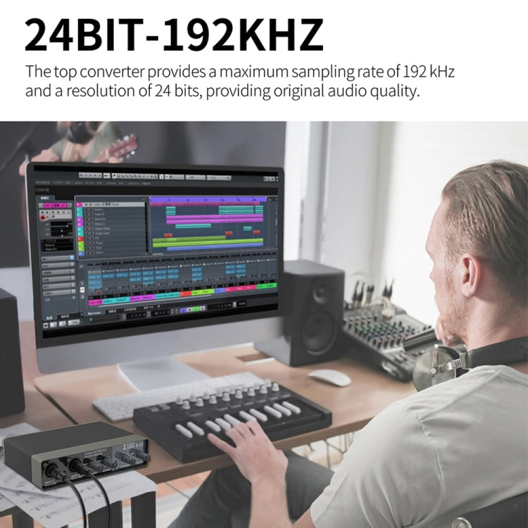 XTUGA E22 Audio Interface Professional Sound Card - Live Sound Effects Processors by XTUGA | Online Shopping UK | buy2fix