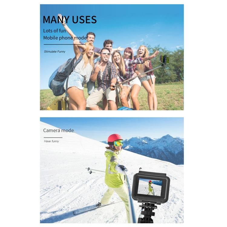 L02 100cm Multi-function Adjustable Bluetooth Self-timer Pole Tripod Selfie Stick (Black) - Selfie Sticks by buy2fix | Online Shopping UK | buy2fix