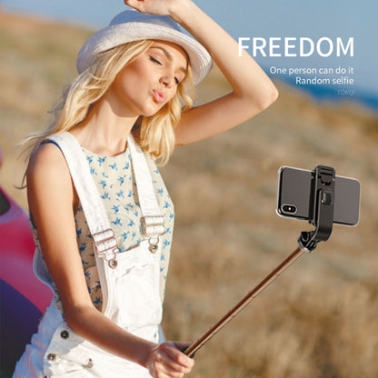 L02 100cm Multi-function Adjustable Bluetooth Self-timer Pole Tripod Selfie Stick (White) - Selfie Sticks by buy2fix | Online Shopping UK | buy2fix