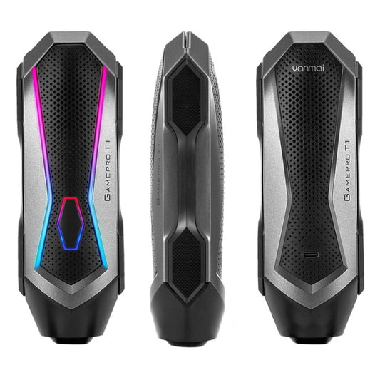 Yanmai T1 360-degree Free Rotation Cardioid Pointing Condenser Gaming Microphone with RGB Colorful Lighting & Pluggable USB-C / Type-C Cable, Cable Length: 1.7m - Microphone by Yanmai | Online Shopping UK | buy2fix