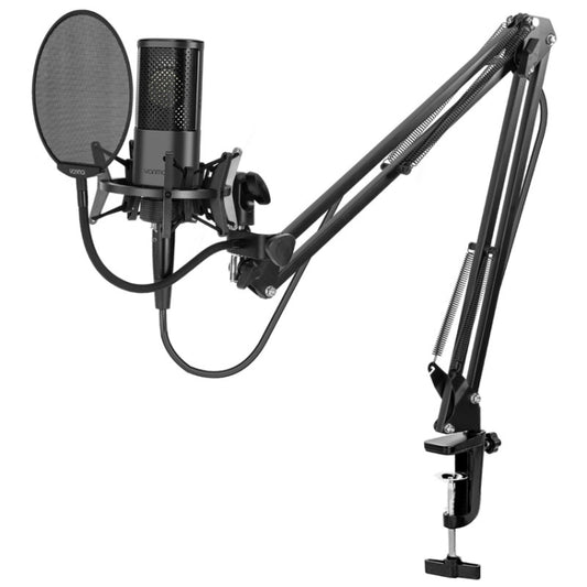 Yanmai X2 Active Noise Reduction Cardioid Pointing Capacitive Recording Microphone Set with Blowout Net & Cantilever Bracket & 1.7m 3.5mm Interface Cable - Microphone by Yanmai | Online Shopping UK | buy2fix