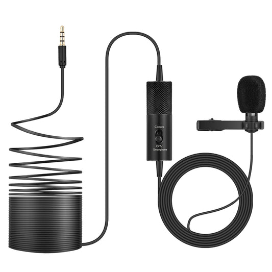Yanmai R955S Professional Clip-on Lapel Mic Lavalier Omni-directional Condenser Microphone, For Live Broadcast, Show, KTV, etc - Microphone by Yanmai | Online Shopping UK | buy2fix