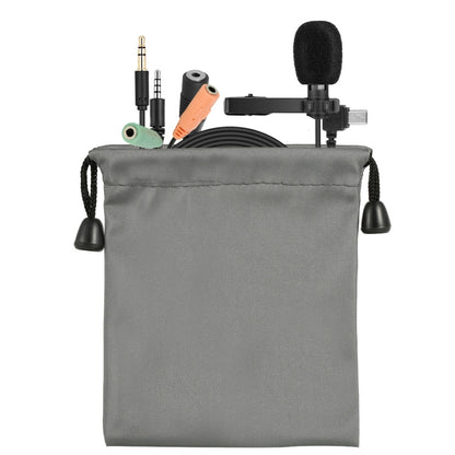 Yanmai R955 Clip-on Lapel Mic Lavalier Omni-directional Double Condenser Microphone, For Live Broadcast, Show, KTV, etc - Microphone by buy2fix | Online Shopping UK | buy2fix